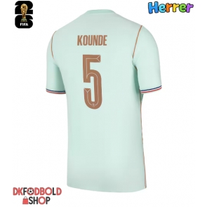 Frankrig Jules Kounde #5 Udebanetrøje VM 2026 Kort ærmer